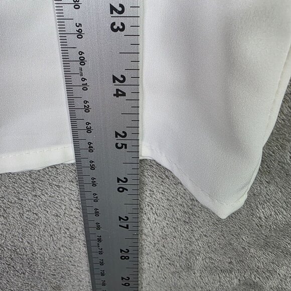 Womens Westbound Nautical White Shirt Anchor & Rope Embroidery Button Up Size 12 - Picture 7 of 8